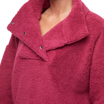 Stevie Mock Neck - Beaujolais