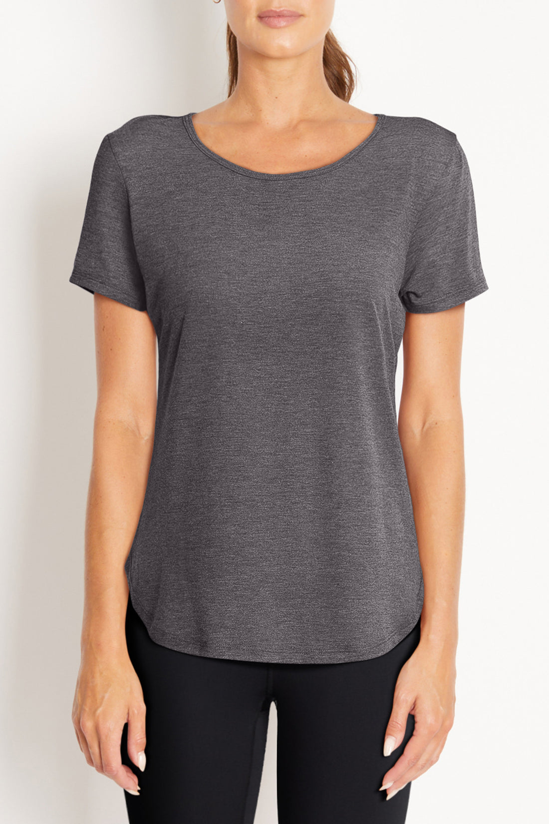 Leah Short Sleeve (H.Charcoal)