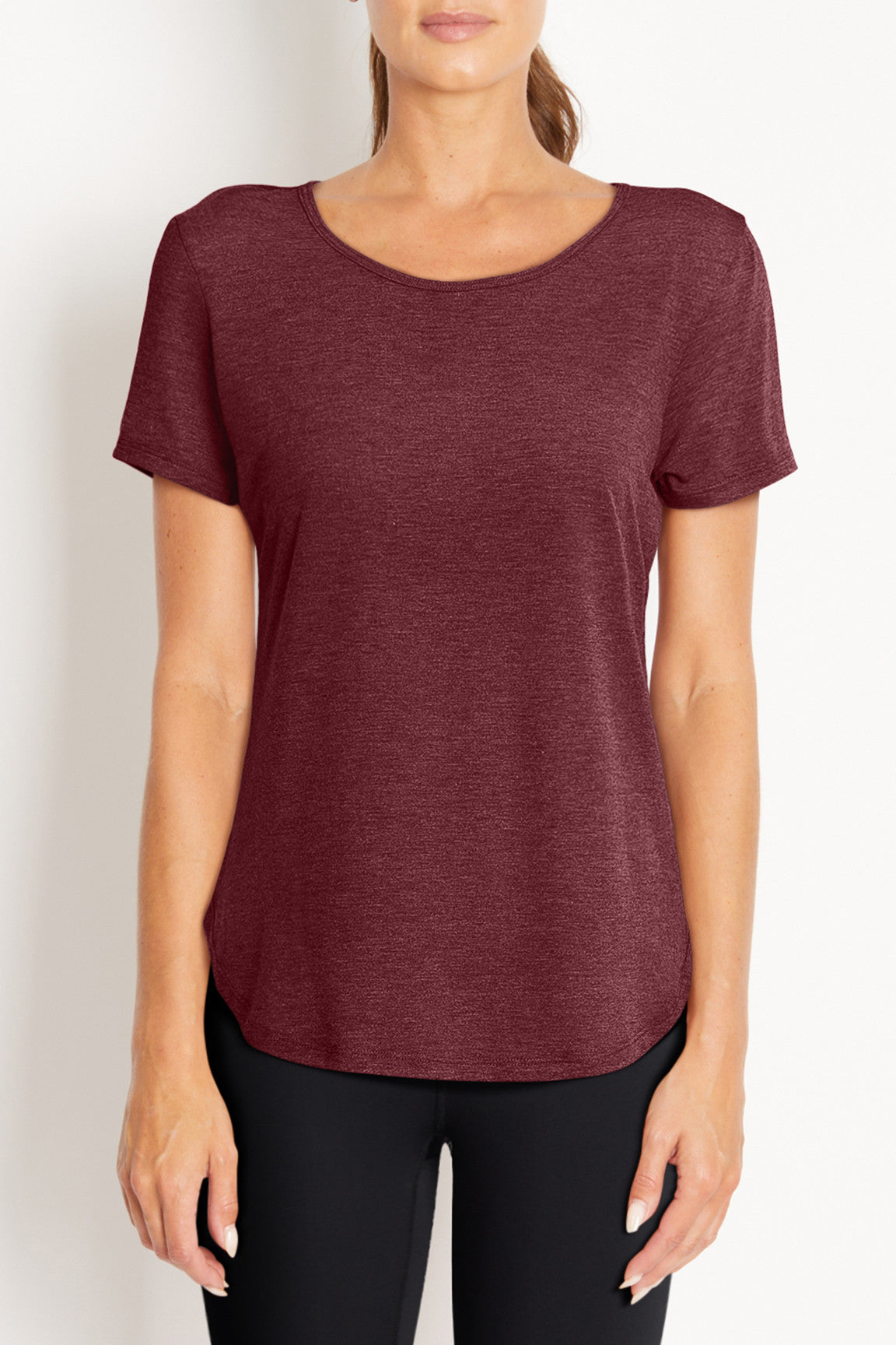 Leah Short Sleeve (H. Crushed Berry)