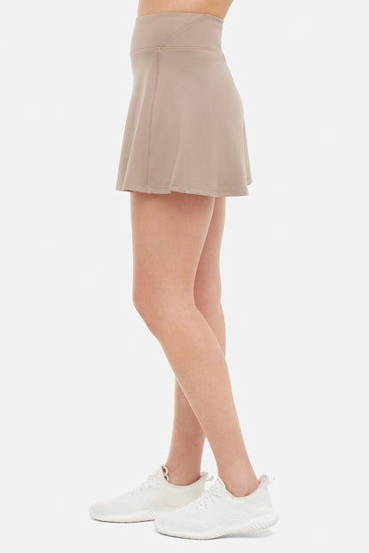 Vayda Skort - Taupe Gray