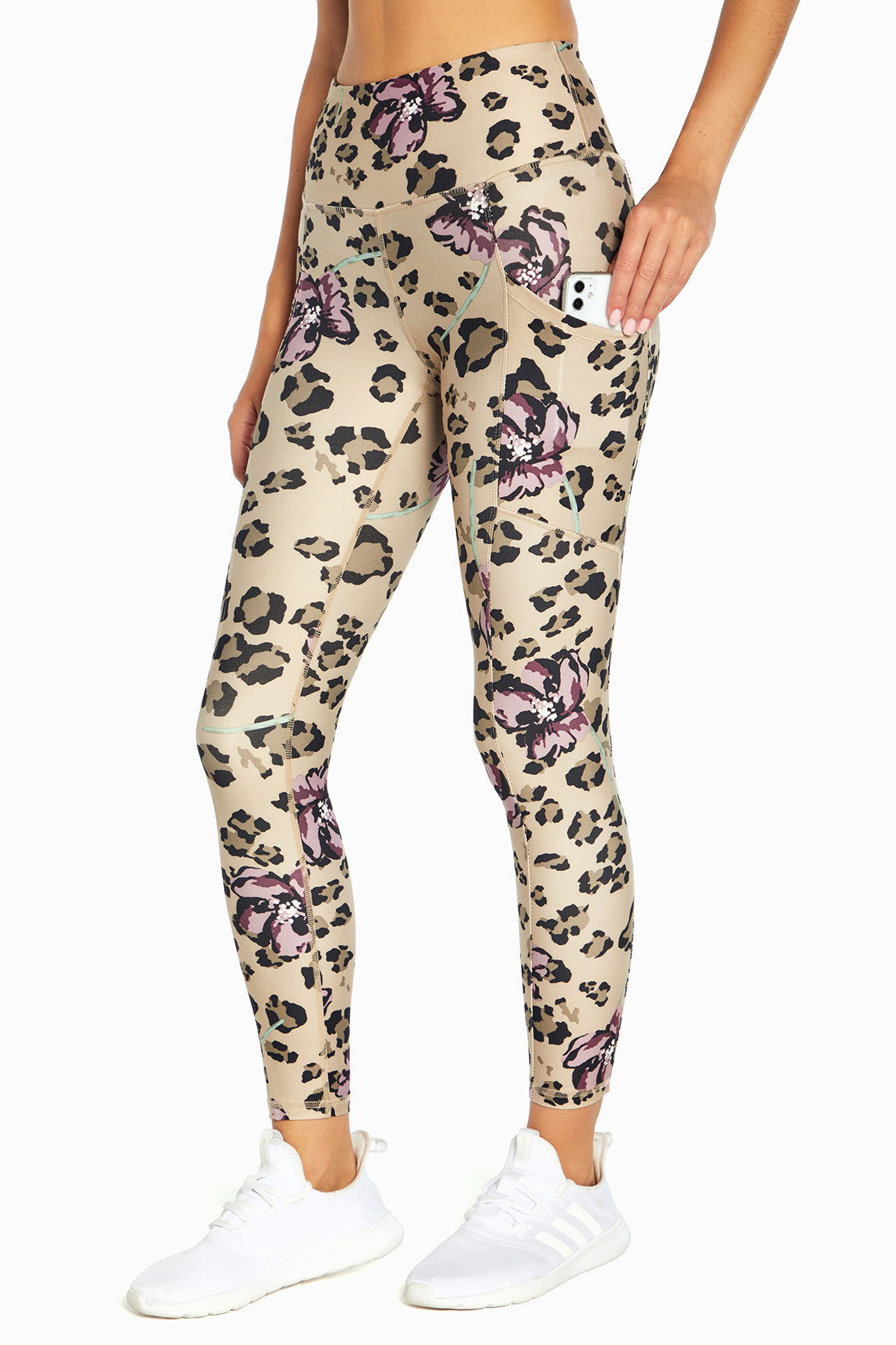 Eclipse Printed Legging (Valerian Leopard Floral)