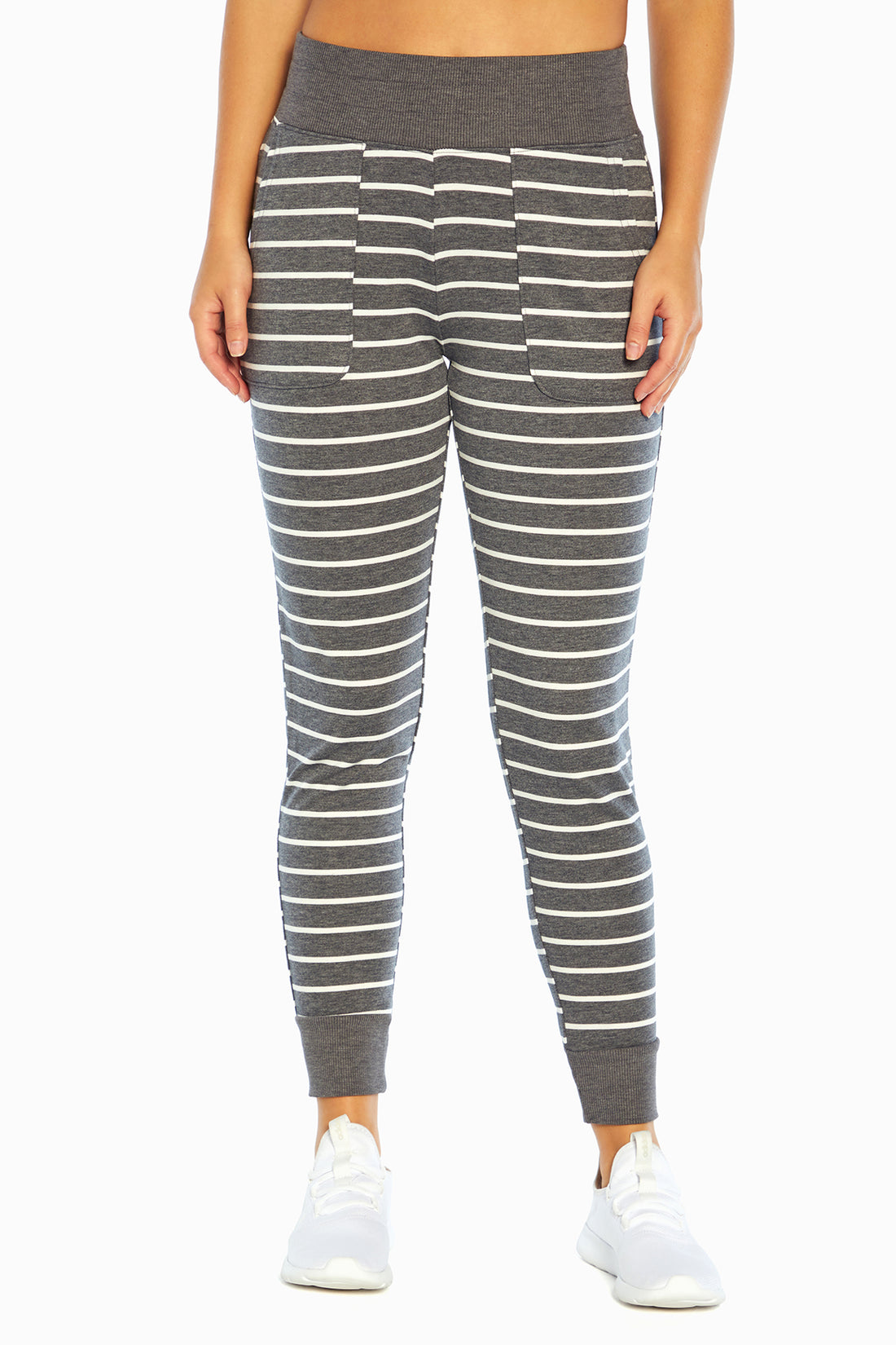 Cory Jogger (Midnight Blue Mini Stripes)