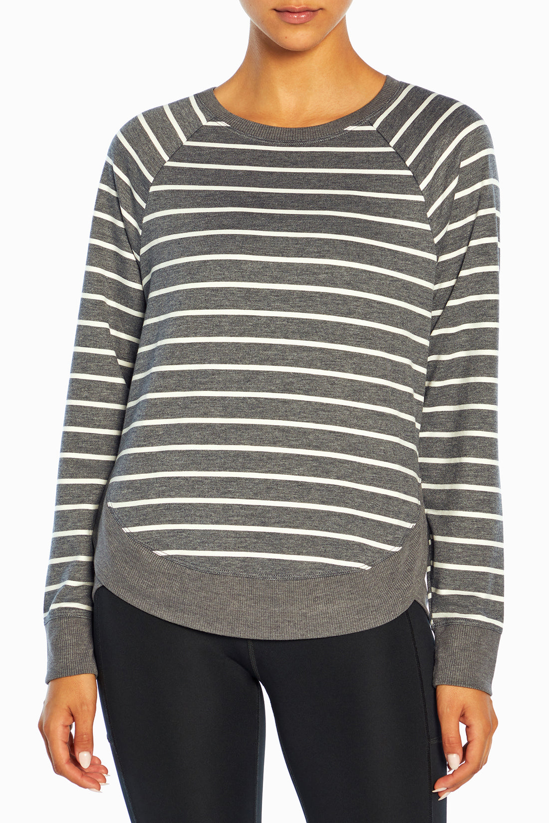Maison Pullover (Midnight Blue Mini Stripe)