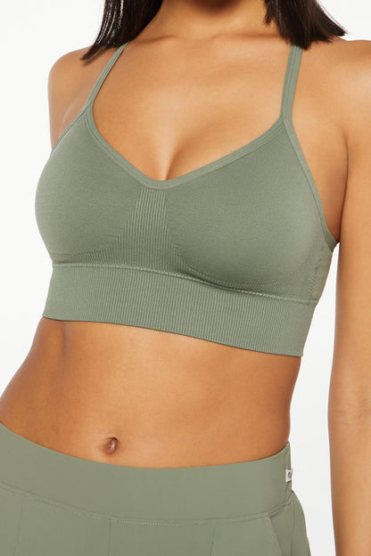 Sofia Seamless Bra (Agave Green)