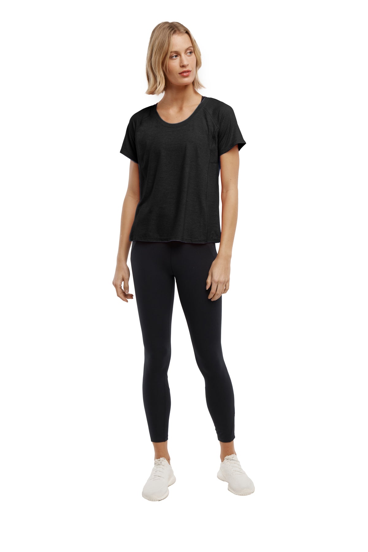 Short Sleeve Lisa Top (Black)