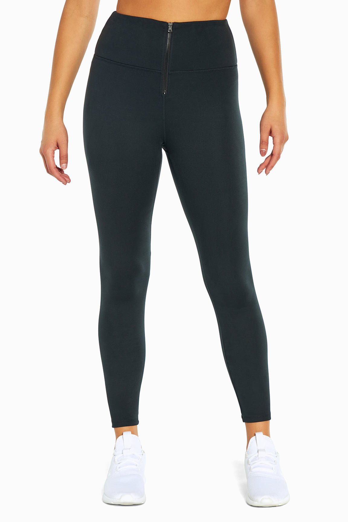 Pearl Zip Legging (Black)