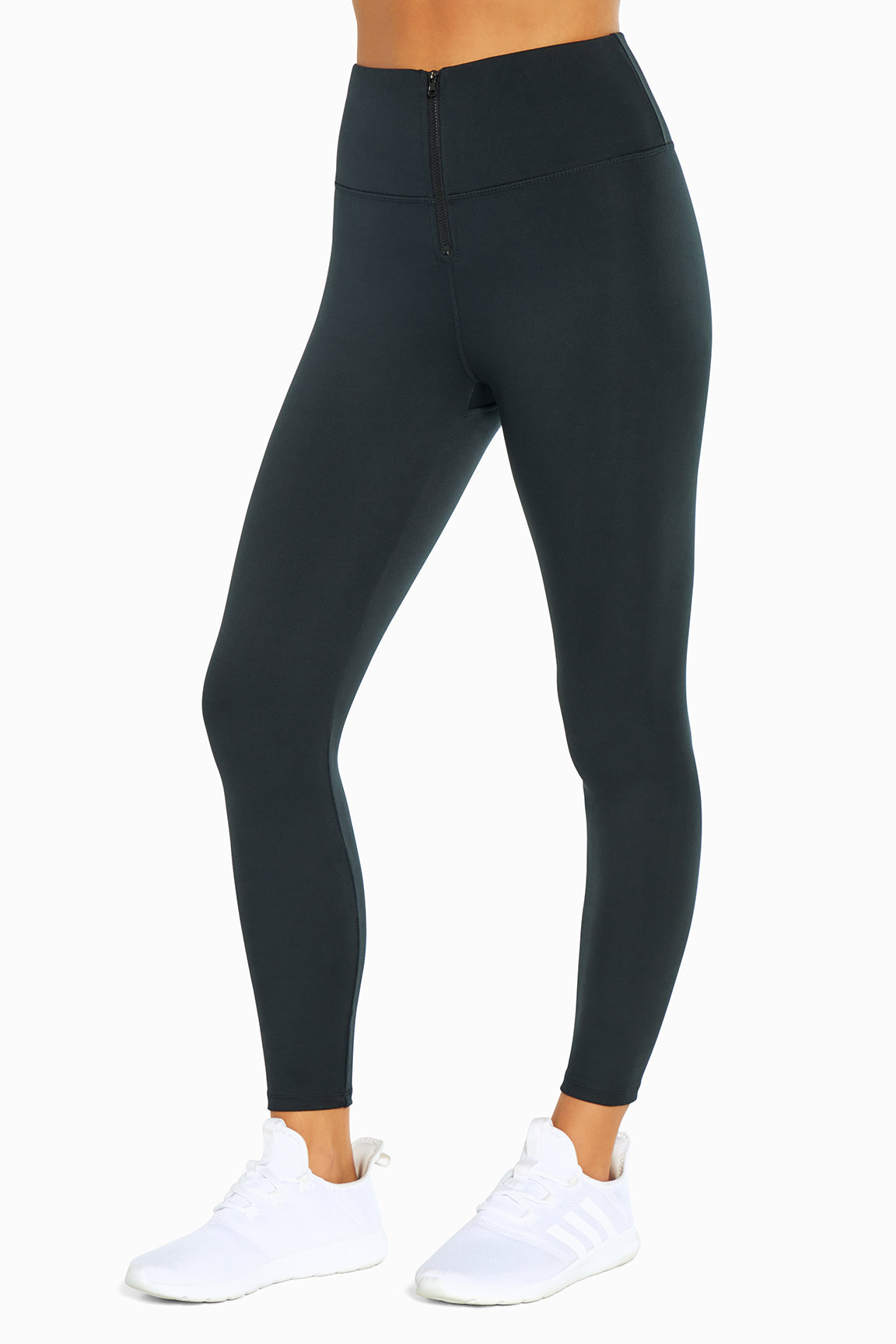 Pearl Zip Legging (Black)