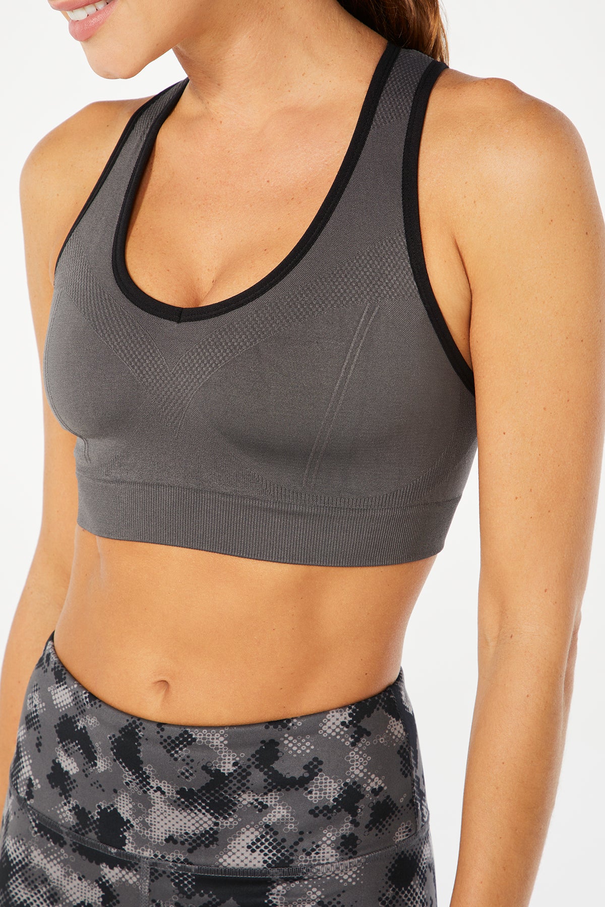 Cassia Seamless Bra (Grey)