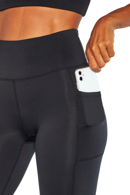 Pocket Fleece Boot Cut Pant (Black)