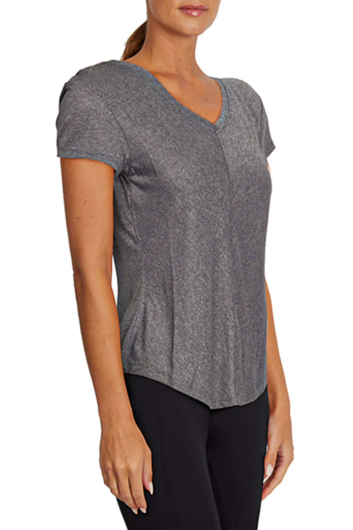 Mitered Tee 2.0 (H. Black)
