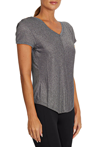 Mitered Tee 2.0 (H. Black)