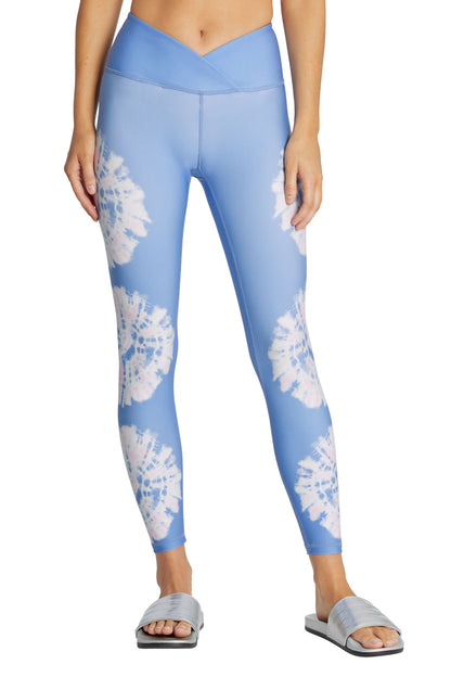 High Waisted Maci 7/8&quot; Legging (Wedgewood)