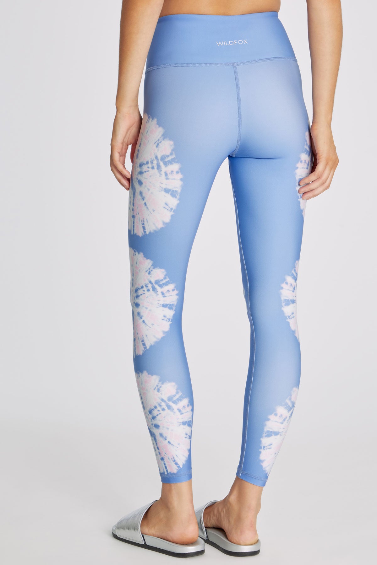 High Waisted Maci 7/8&quot; Legging (Wedgewood)