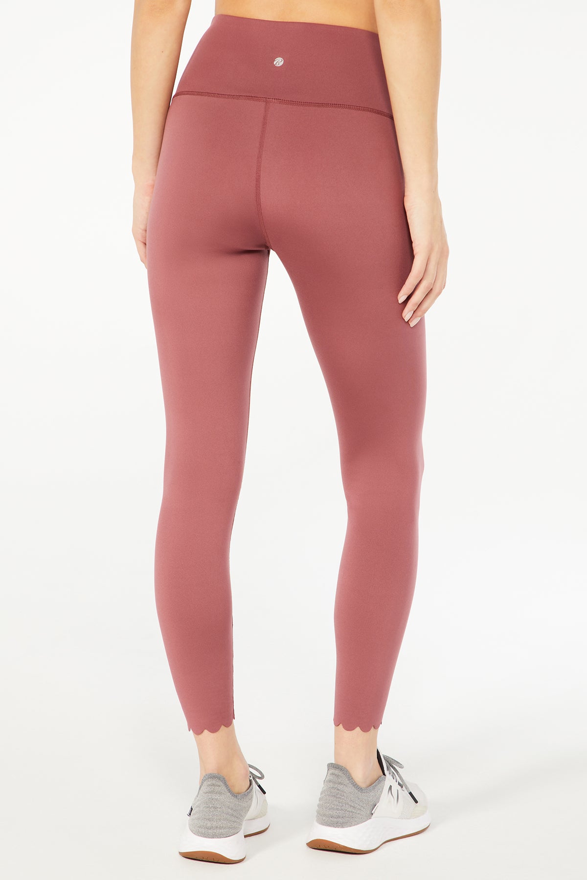 Scallop Legging (Crushed Berry)