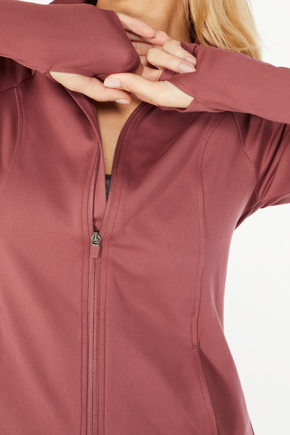 Essential Yoga Jacket (Crushed Berry)