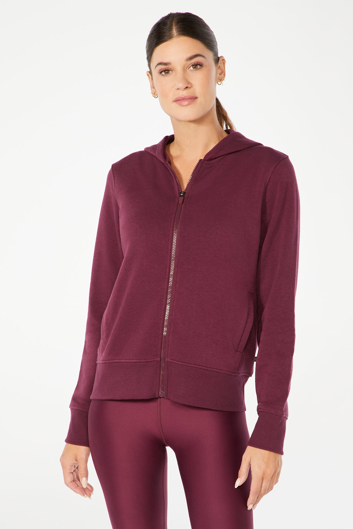 Sofie Hoodie Jacket (Grape Wine)