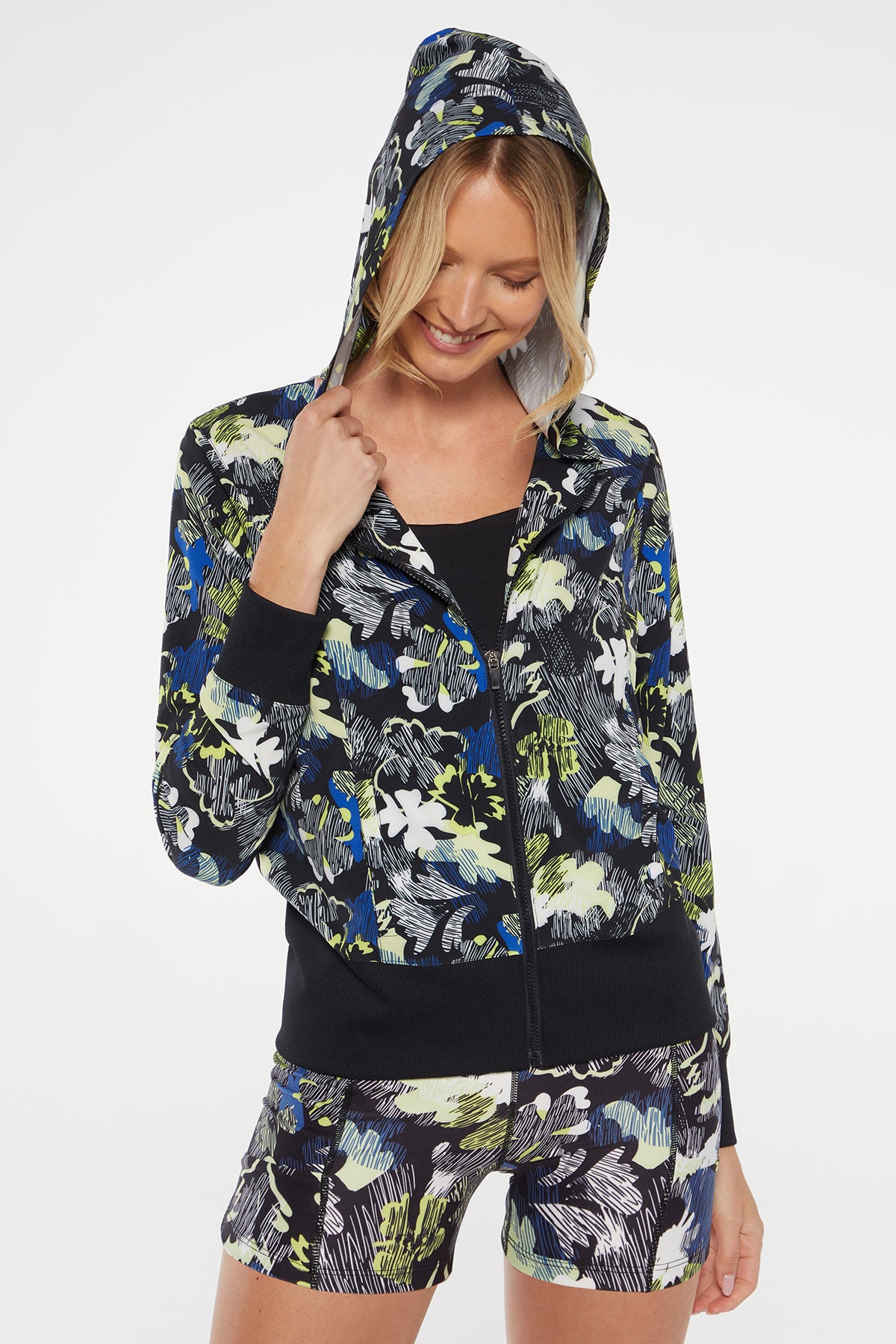 Paige Jacket (Surf The Web Seismic Floral)