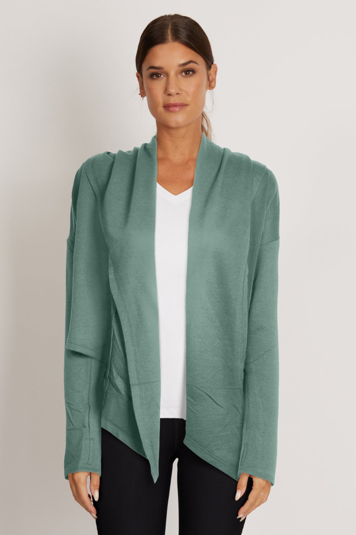 Clarissa Cardigan (H. Duck Green)