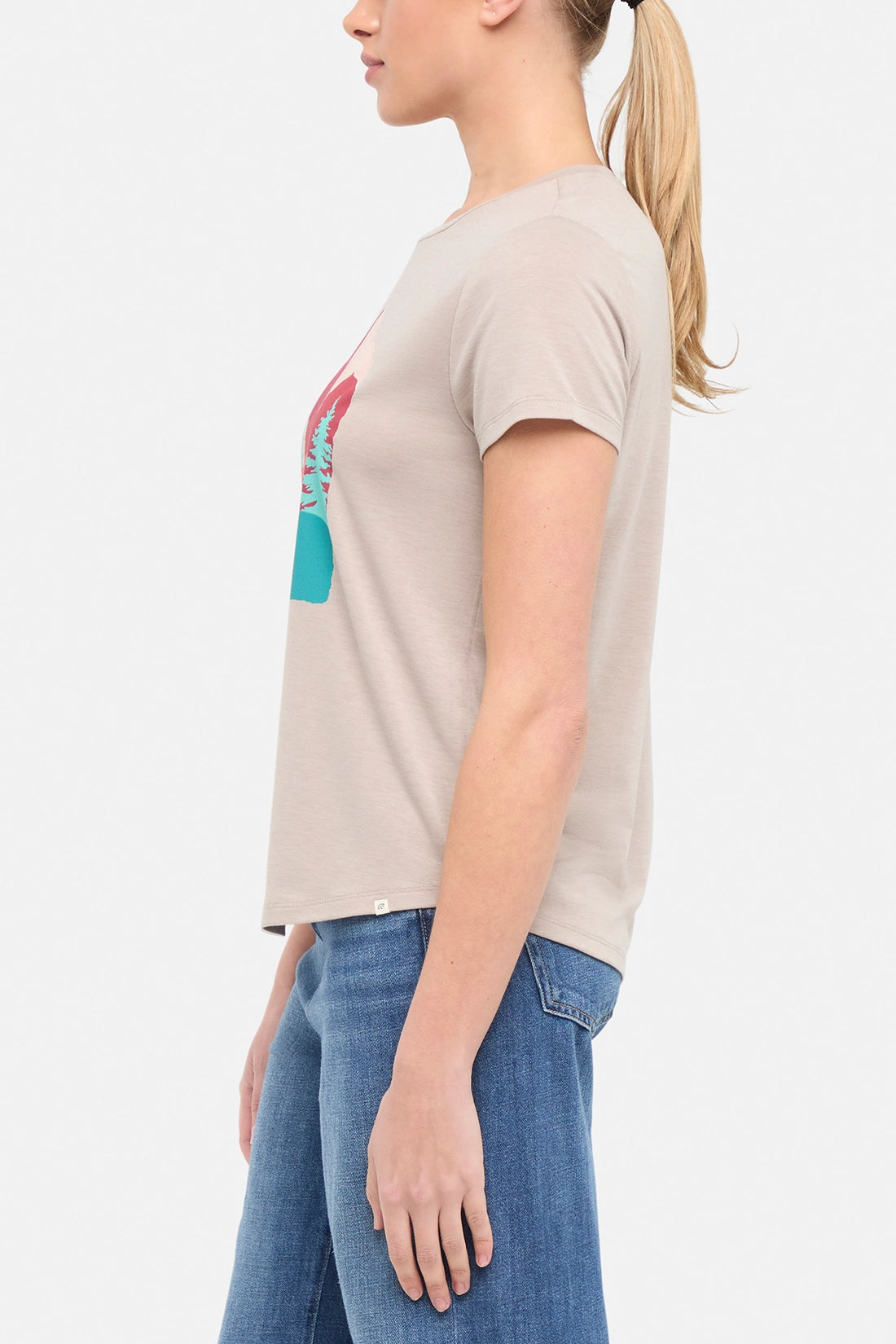 Monica Tee (H. Atmosphere Poppies On Mountains)