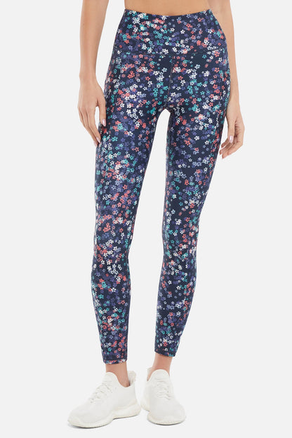 Printed Cameron High Waisted Legging - Eclipse Ditsy Scattered Flower