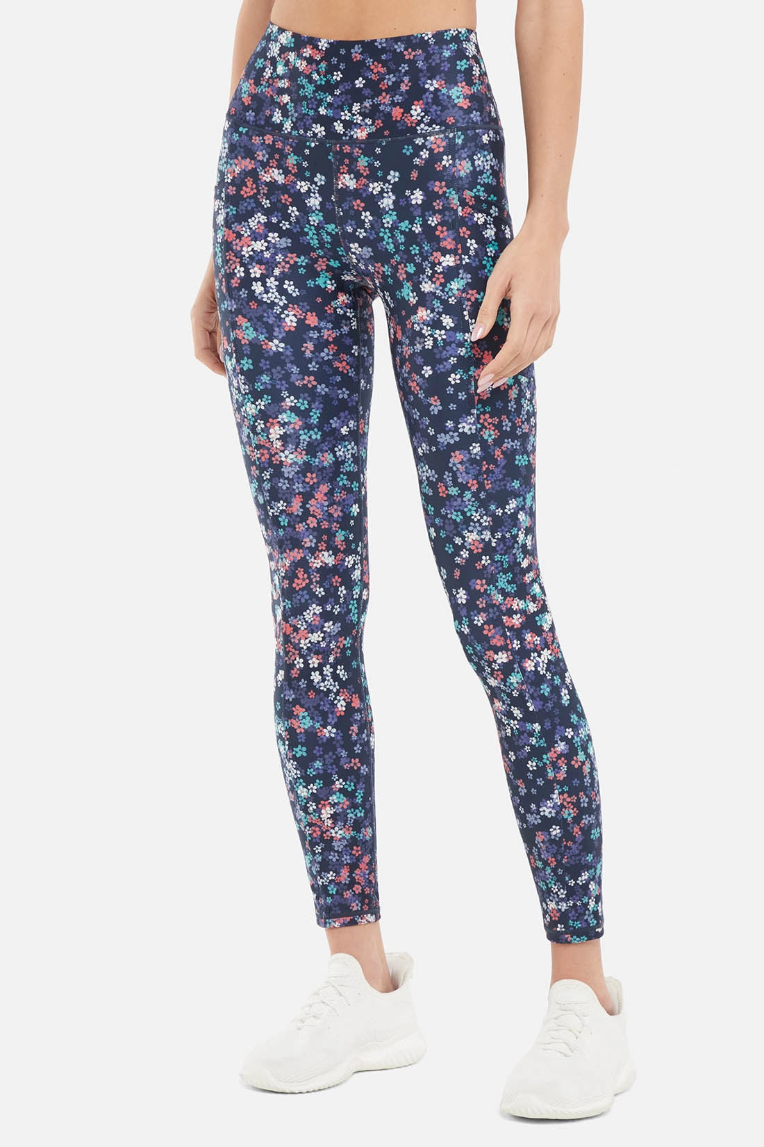 Printed Cameron High Waisted Legging - Eclipse Ditsy Scattered Flower