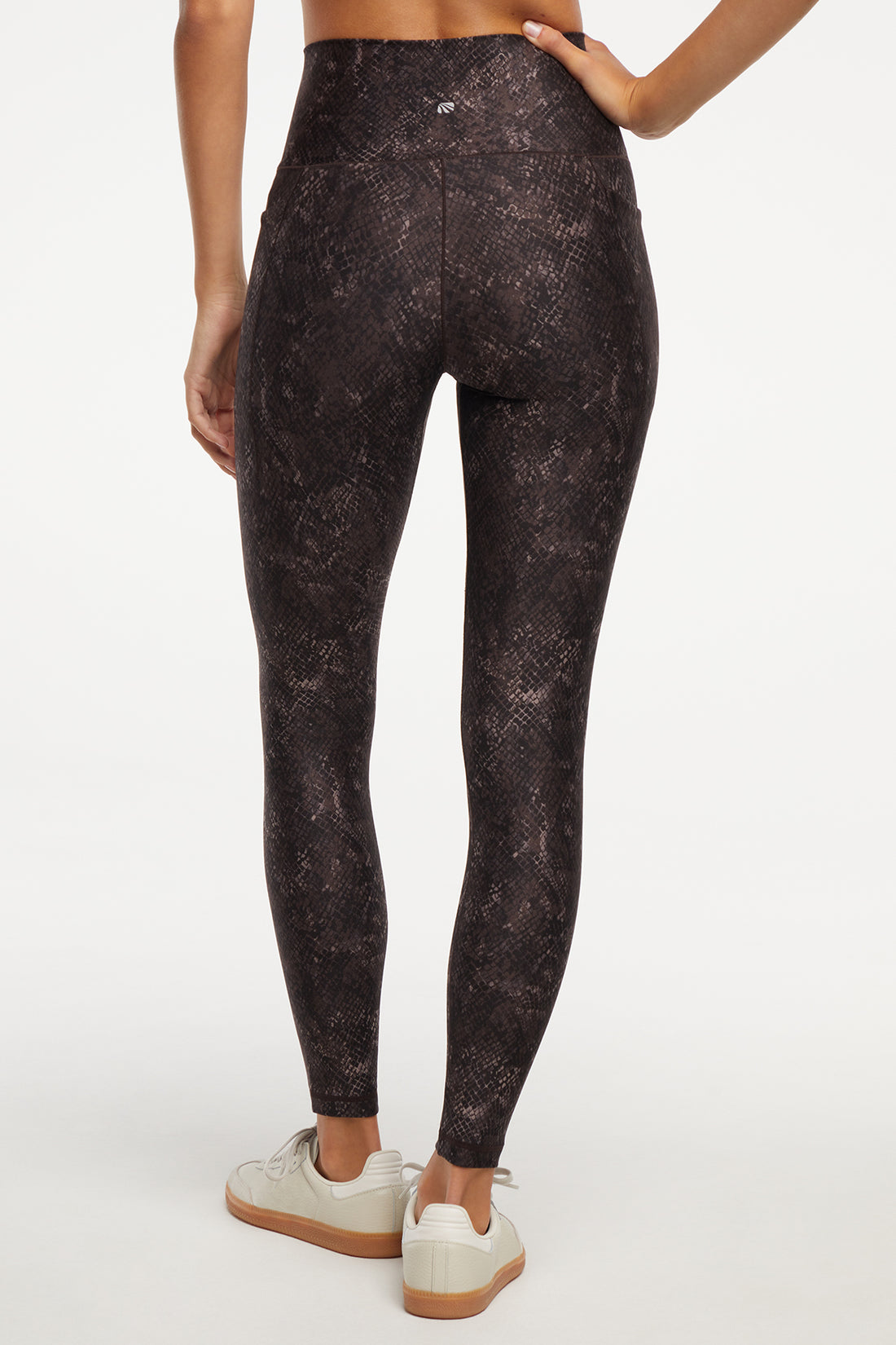 Kelly Legging (Black Coffee Snake Skin)