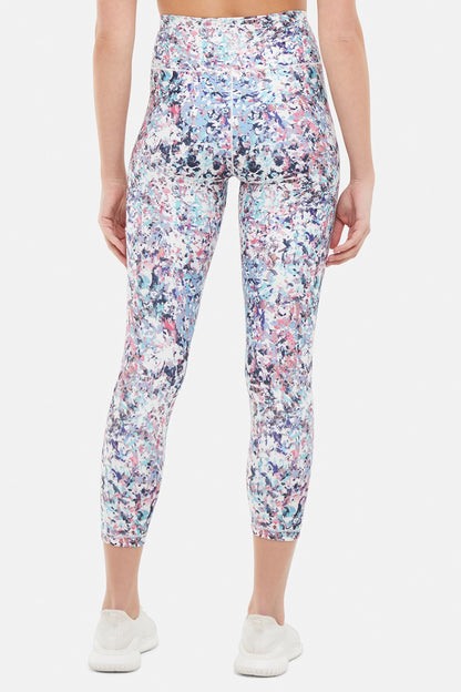 Aylani Capri Legging - Pink Flambe Digital Pieces