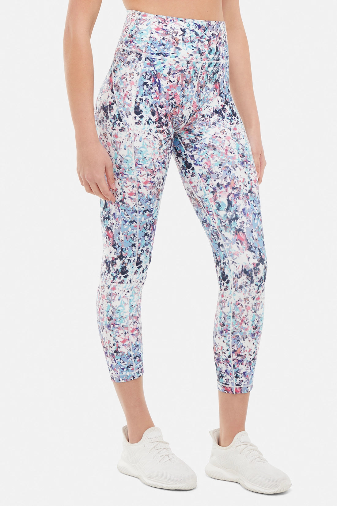 Aylani Capri Legging - Pink Flambe Digital Pieces