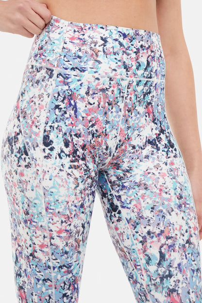 Aylani Capri Legging - Pink Flambe Digital Pieces