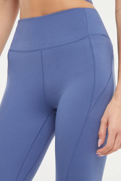 Aylani Capri Legging - Gray Blue