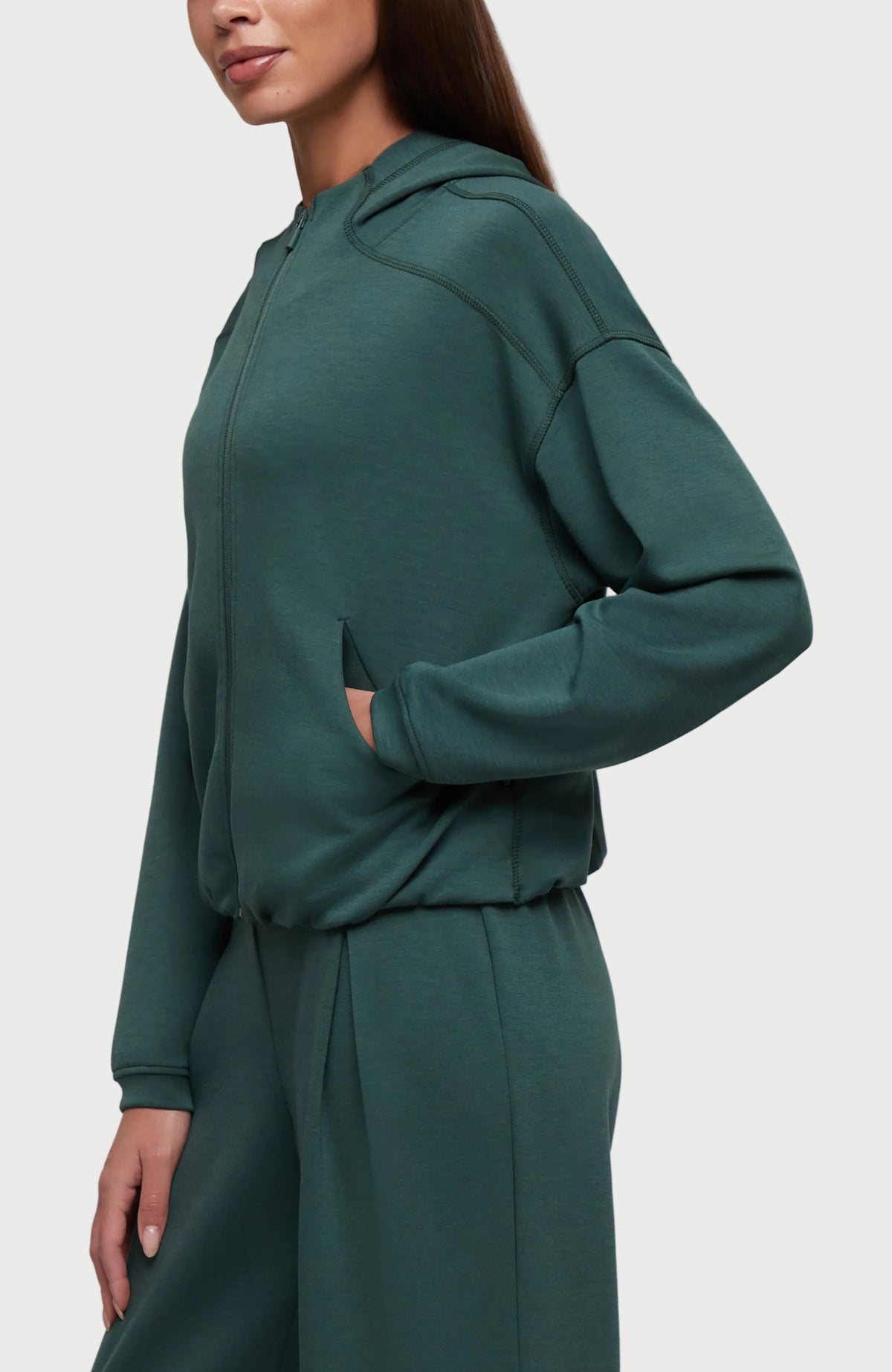 Adelaide Full Zip Hoodie (Garden Topiary)