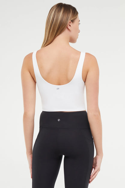 Jasmine Long Bra - White