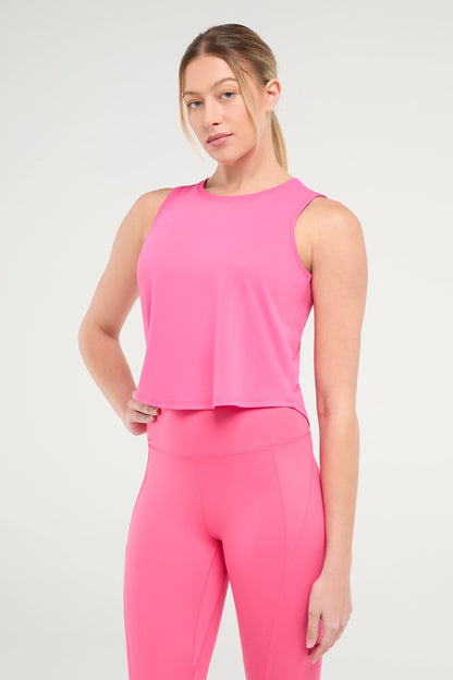 Mabel Tank Top - Pink Flambe