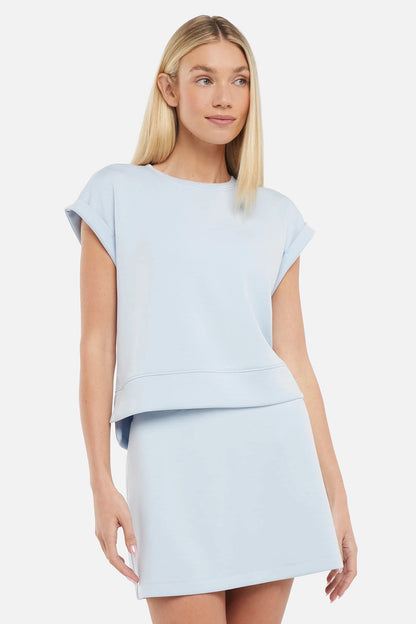 Becky Short Sleeve Crew - Skyway