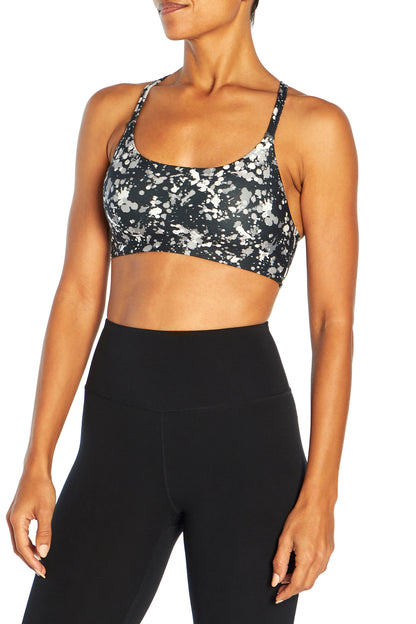 Camilla Sport Bra (Black Splatter Mix)