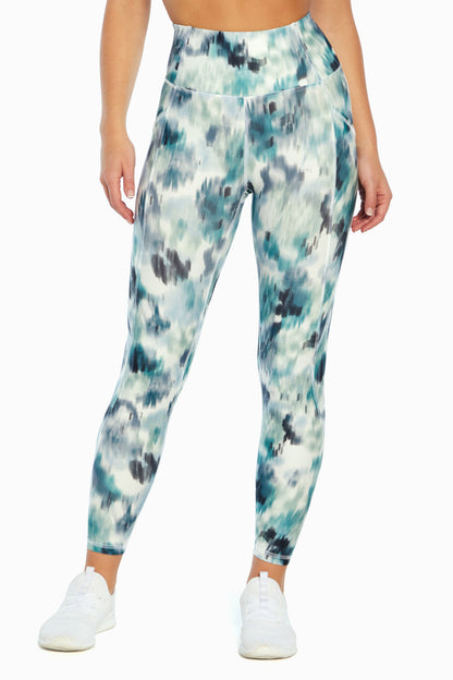 Sia Ankle Legging (Blue Surf Mixed Peony) – Ellie
