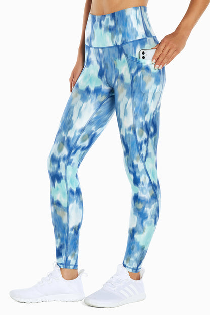 Terry Legging (Surf The Web Ikat Flora)