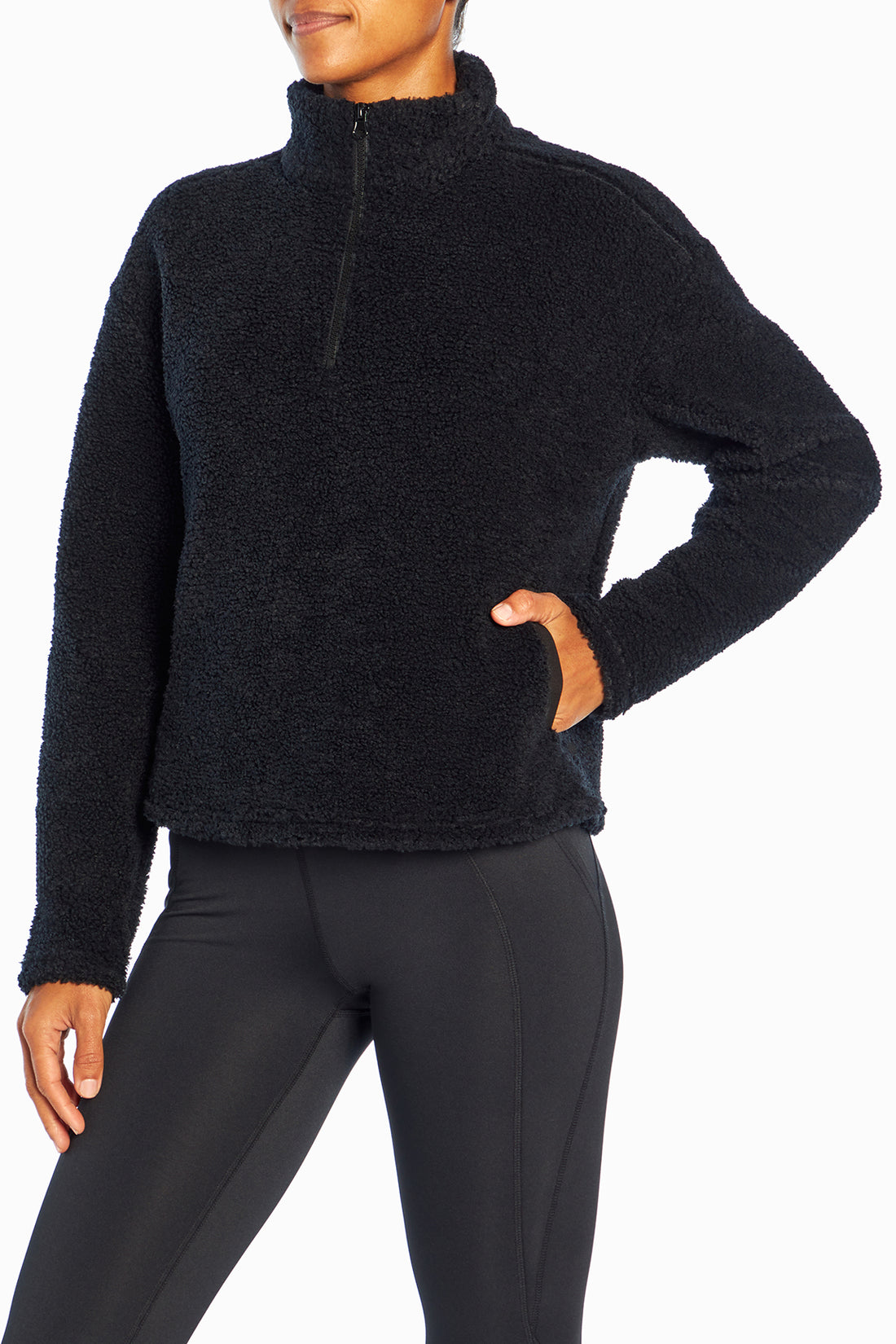Tammy 1/4 Pullover (Black)