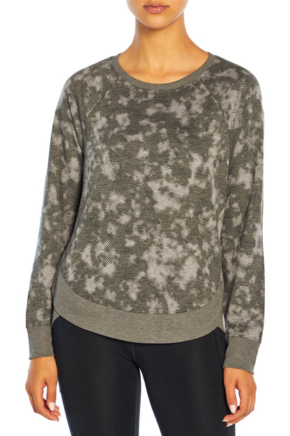 Maison Pullover (Black Circle Half Tone Camo)