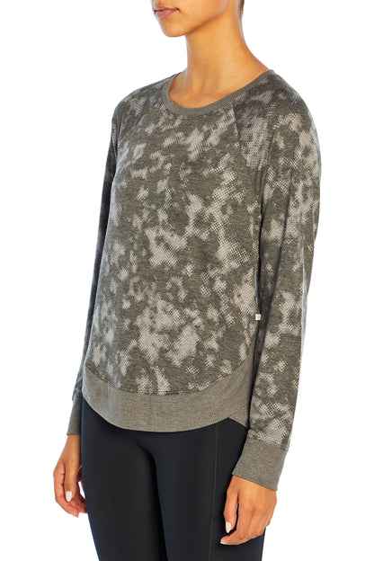 Maison Pullover (Black Circle Half Tone Camo)