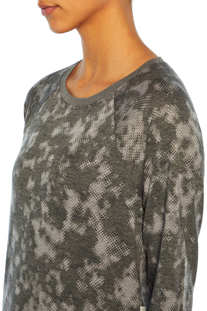 Maison Pullover (Black Circle Half Tone Camo)