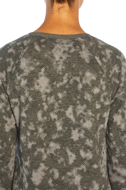 Maison Pullover (Black Circle Half Tone Camo)