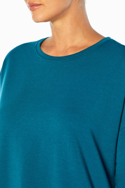 Alondra Fleece Pullover (Blue Coral)