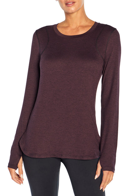 Victoria Tee (Heather Wild Plum)