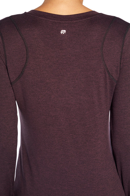 Victoria Tee (Heather Wild Plum)
