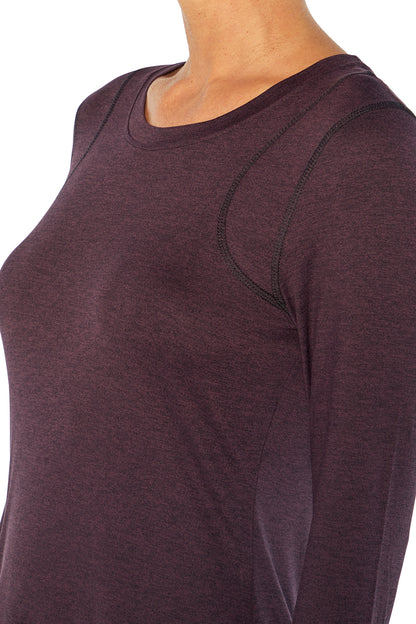 Victoria Tee (Heather Wild Plum)
