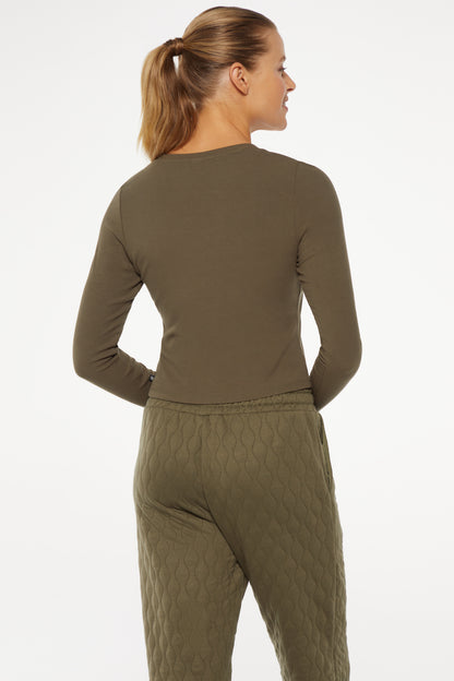 Harley Long Sleeve Top (Grape Leaf)