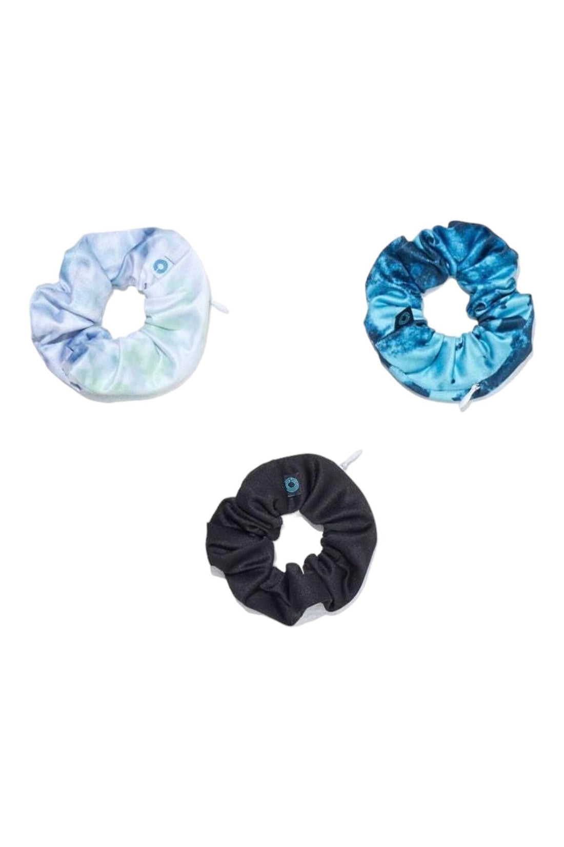 Three Pack Zip Scrunchies (Porcelain/Butterfly)