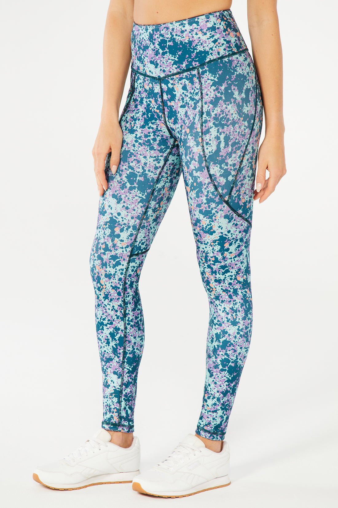 Becky Reversible Legging (Mini Splatter/ Black Bandana Mix)