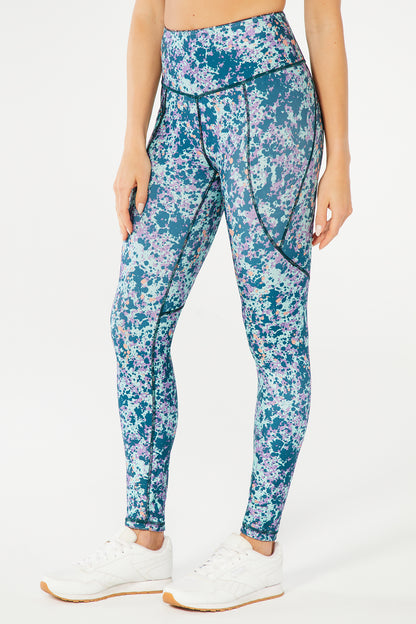 Becky Reversible Legging (Mini Splatter/ Black Bandana Mix)